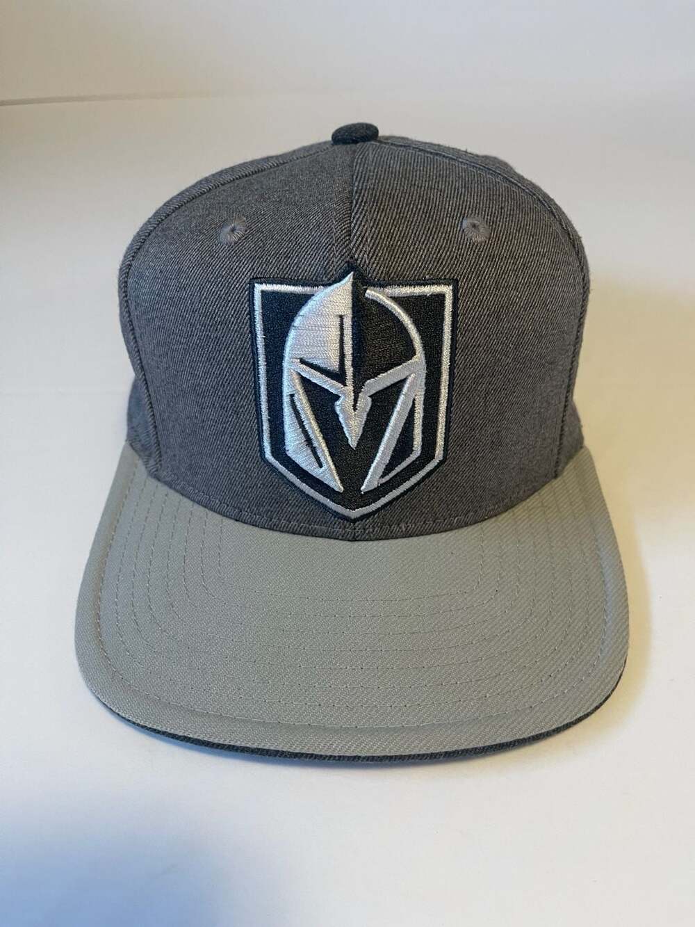 adidas Vegas Golden Knights Authentic NHL Training Two-Tone Gray Snapback Hat